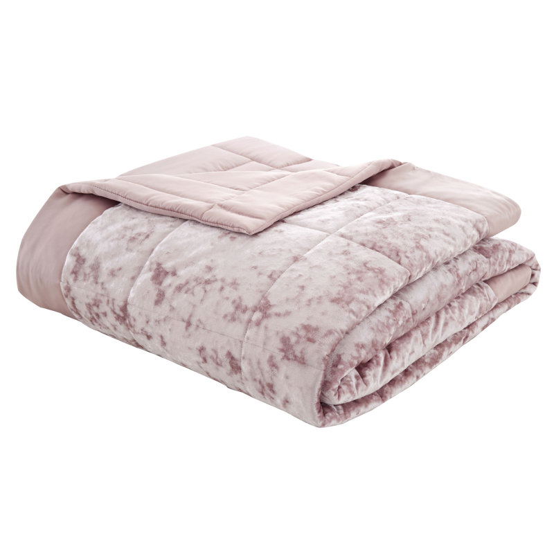 Catherine Lansfield Crushed Velvet Bedspread & Reviews Wayfair.co.uk